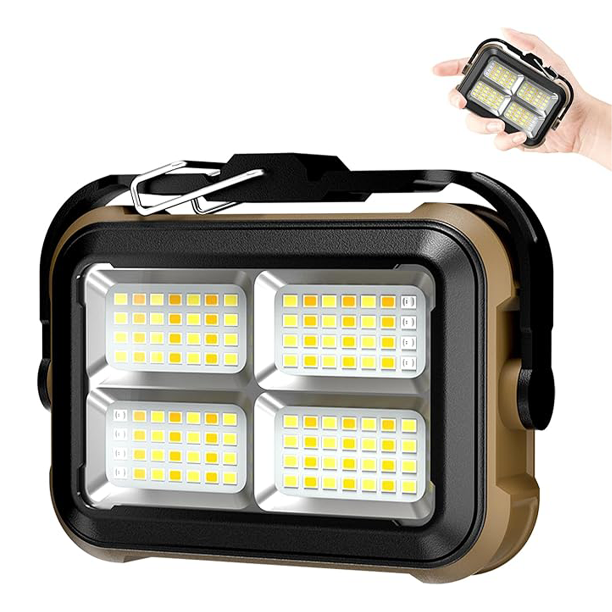 Solar Work Light Type-C with Hook & Magnetic Base – Multi-Function LED | Multi-Function LED | SASKA Trading