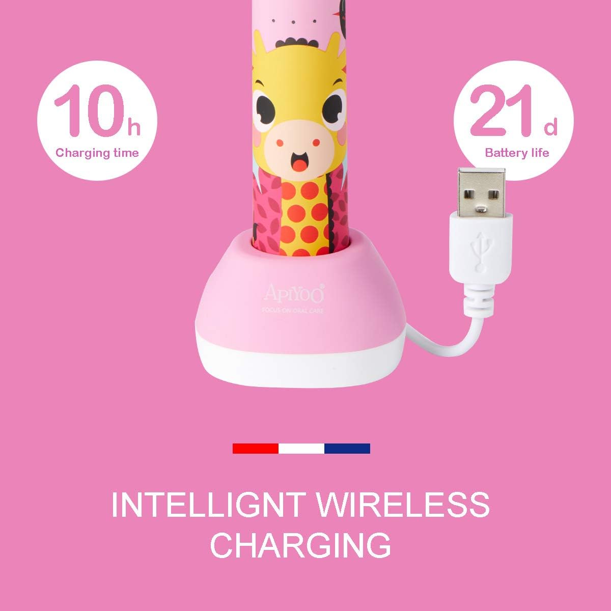 Apiyoo A7 Sonic Electric Kids Toothbrush | Electric Toothbrush | SASKA Trading