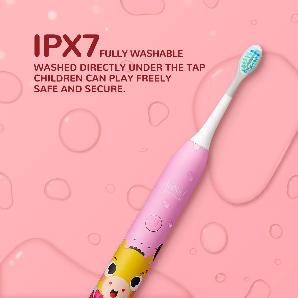 Apiyoo A7 Sonic Electric Kids Toothbrush | Electric Toothbrush | SASKA Trading