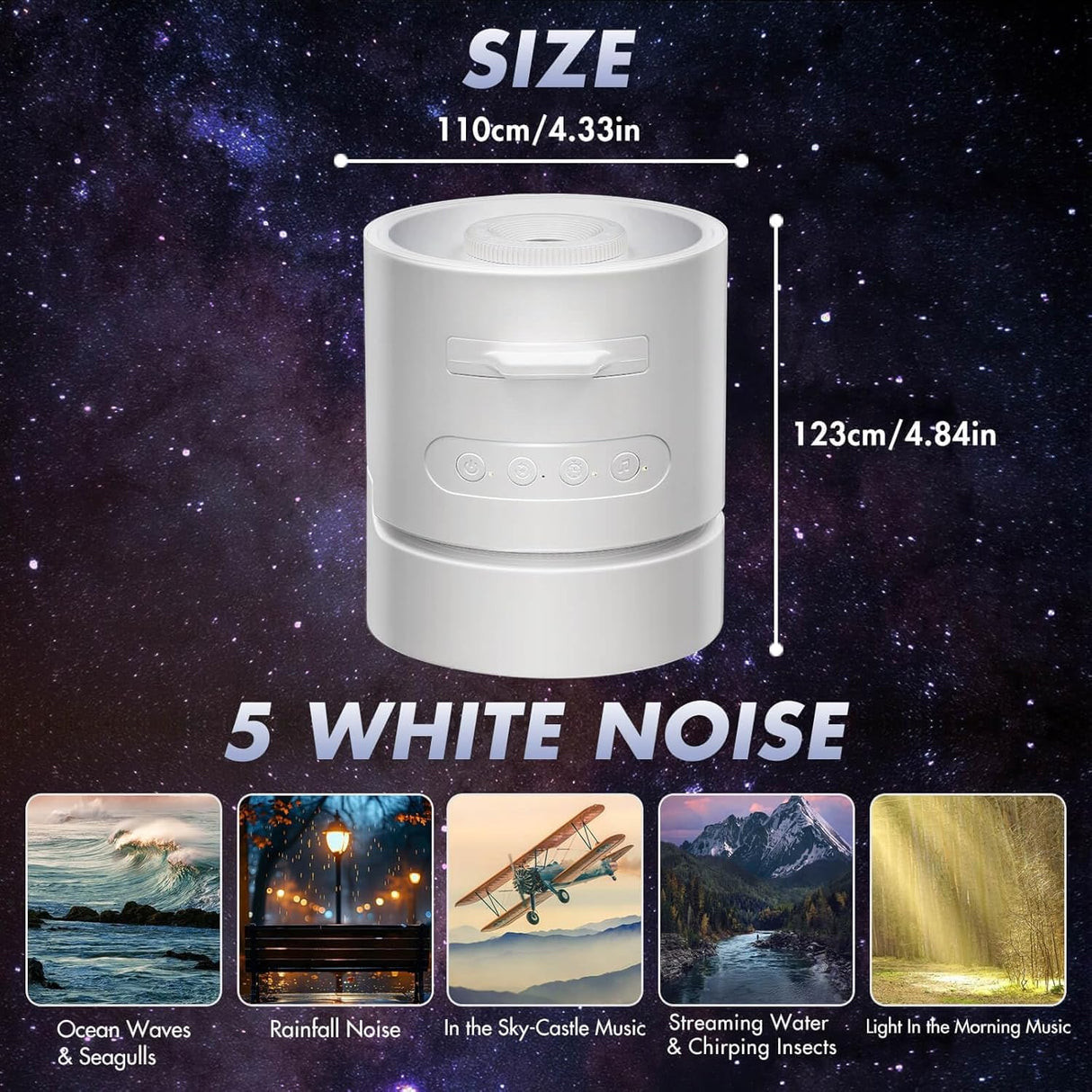 Star Vision Projector S02 Table Lamp and Speaker | Projector | SASKA Trading