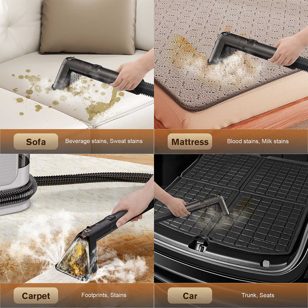 Steam Spot Cleaner & Fabric Washing Vacuum 1650W by BLEU | Vacuum Cleaner | SASKA Trading