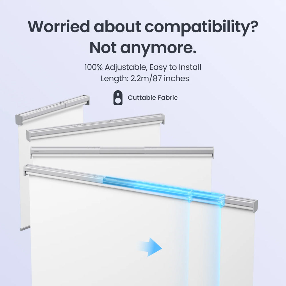 Smart Roller Shade 110cm - 140cm by SwitchBot