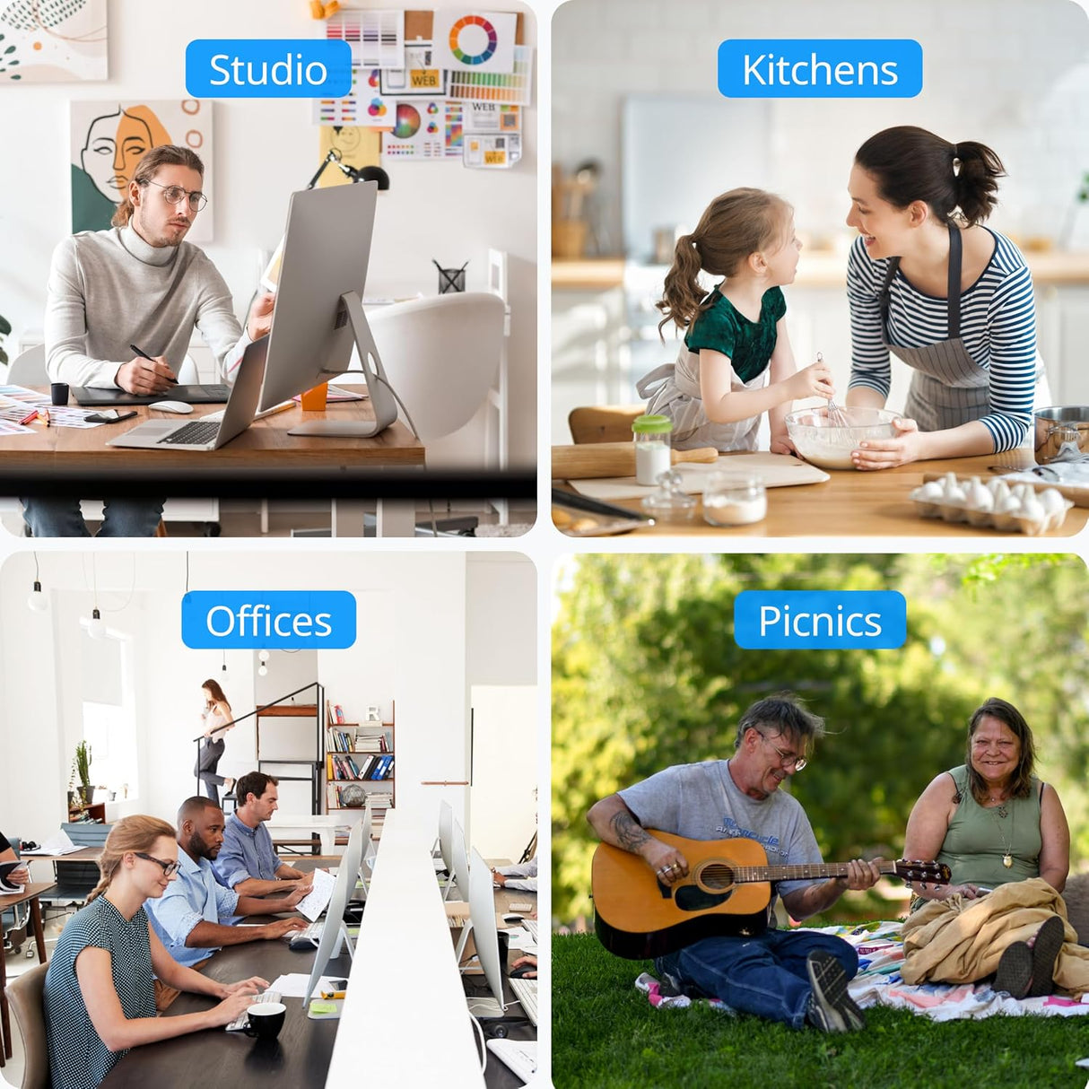 Smart Battery Circulator Fan by SwitchBot | Portable Fan | SASKA Trading