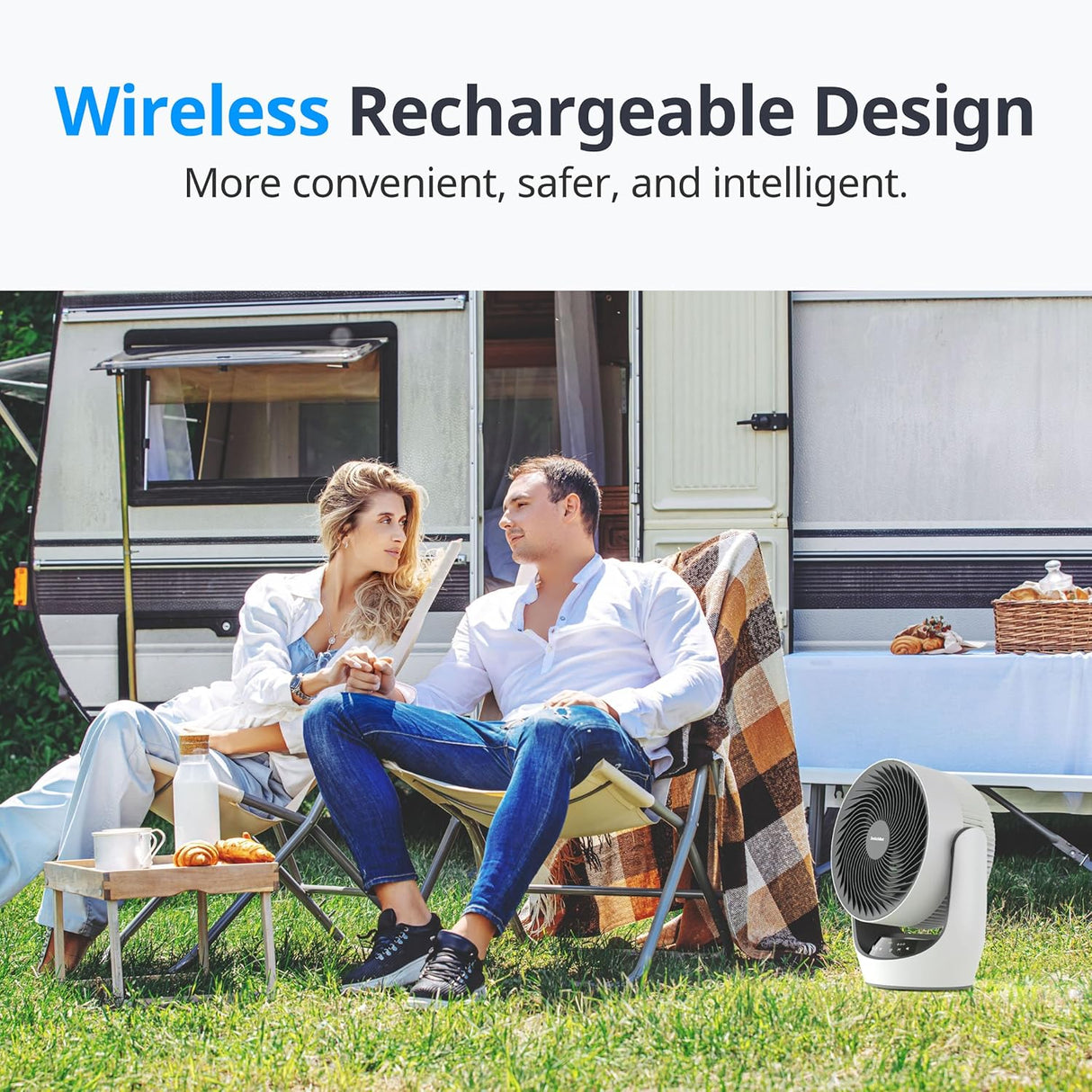 Smart Battery Circulator Fan by SwitchBot | Portable Fan | SASKA Trading