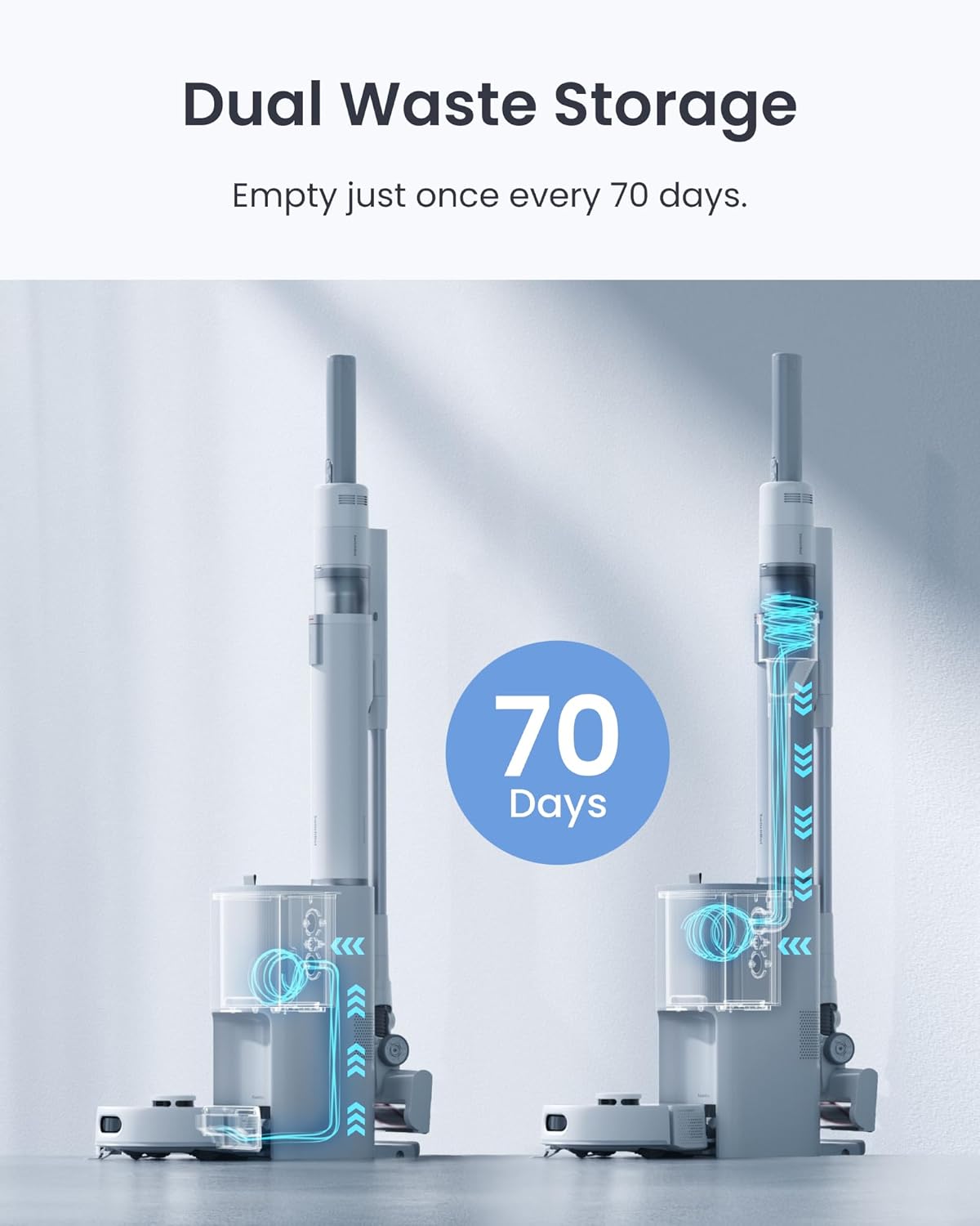 Robot Vacuum and Cordless Vacuum Cleaner K10+ Pro Combo by Switchbot | Vacuum Cleaner | SASKA Trading