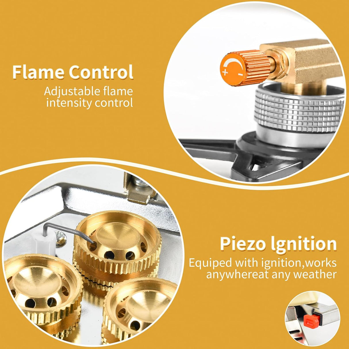 Portable Camping Gas Stove 3 Burner TC-DF-10 by TAKU Murano | Gas Stove | SASKA Trading