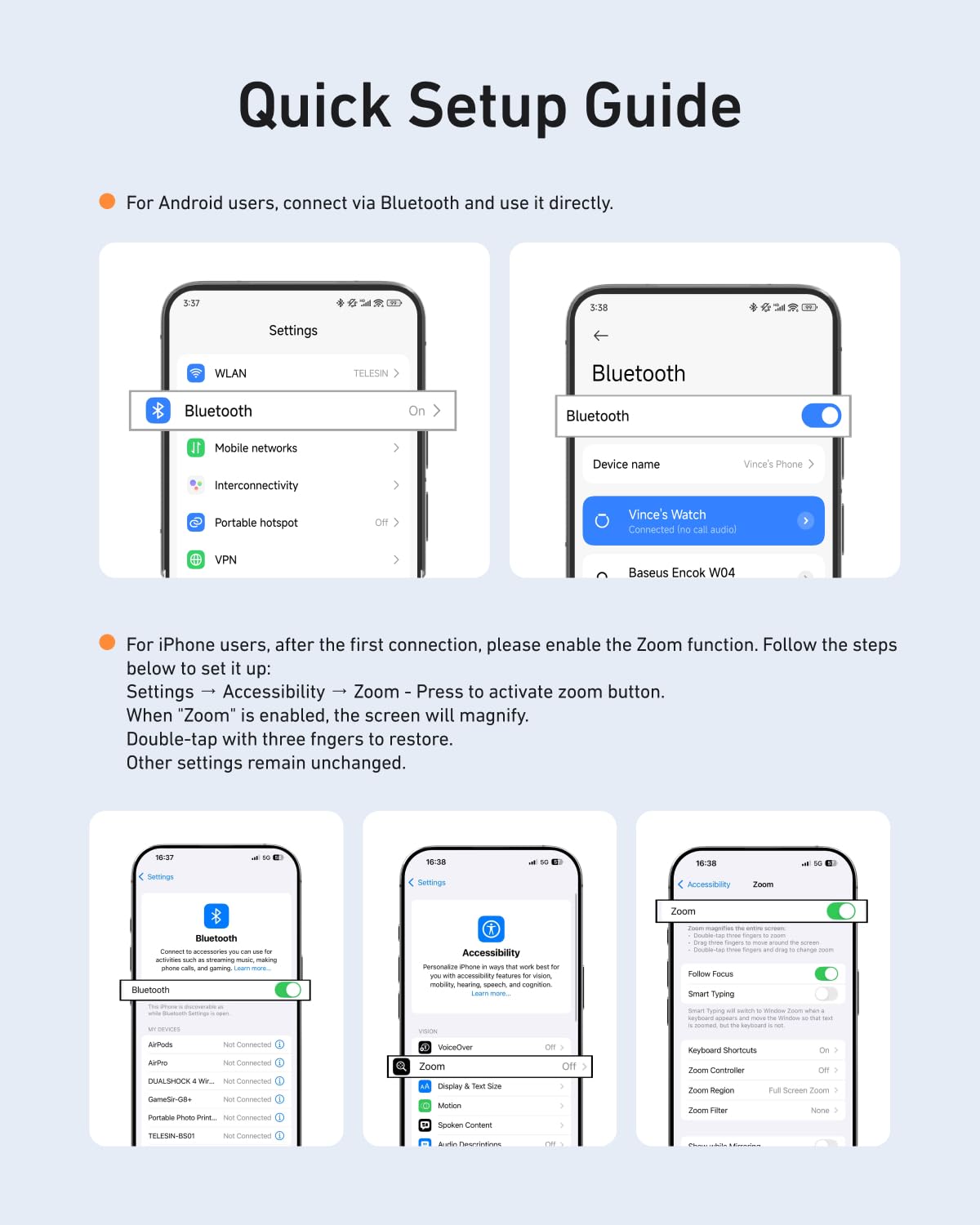 DSLR Style Magnetic Phone Camera Grip with Detachable Wireless Shutter by Telesin | Phone Magnetic Grip | SASKA Trading