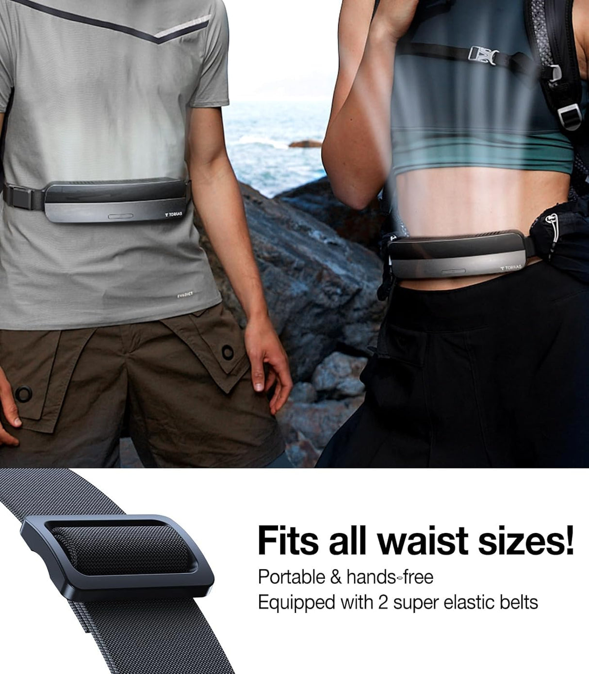TORRAS COOLiFY ZONE Wearable Waist Belt Fan | Wearable Cooling Fan | SASKA Trading