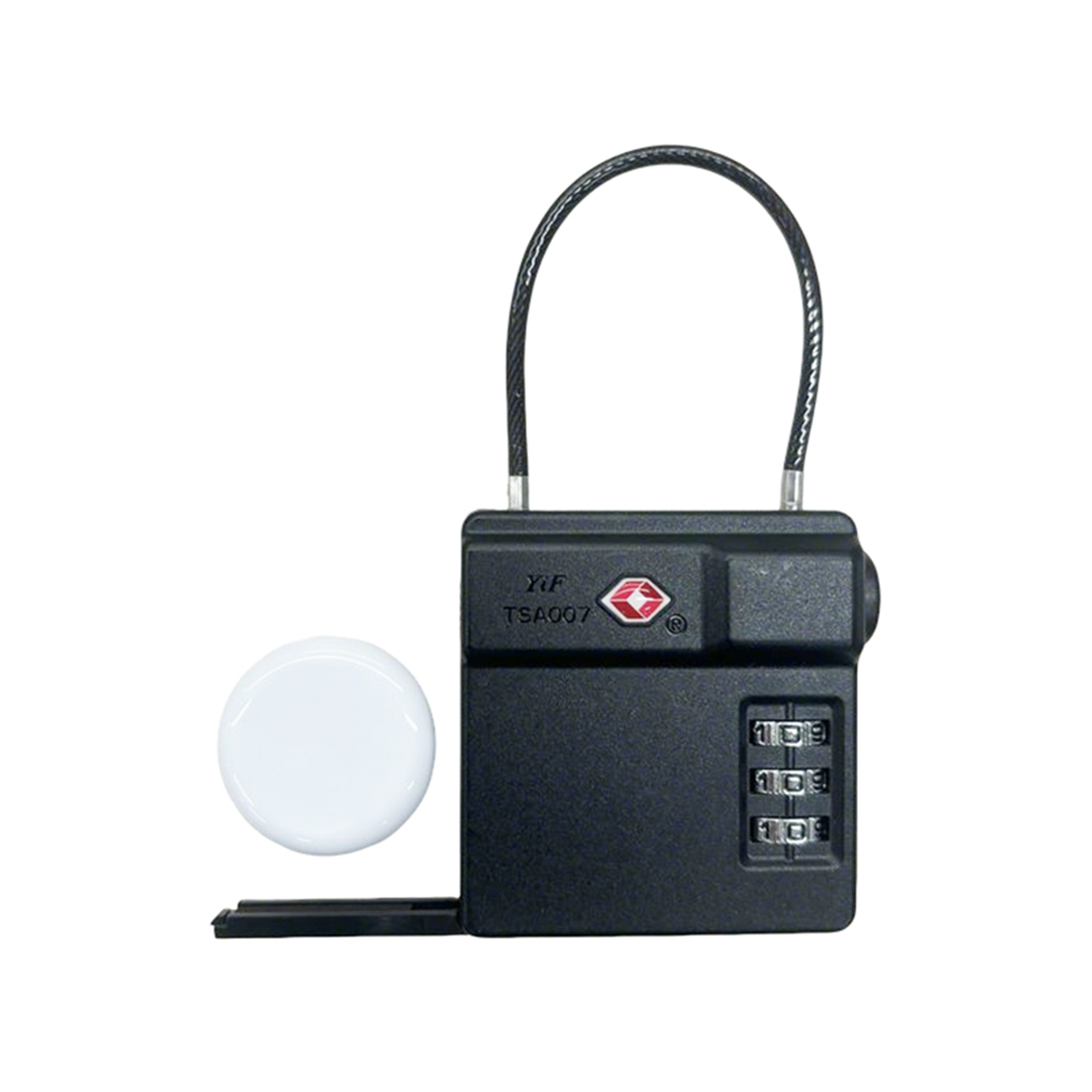 TSA Custom Lock – Smart Luggage Lock with AirTag Holder & GPS Compatibility by Micflip
