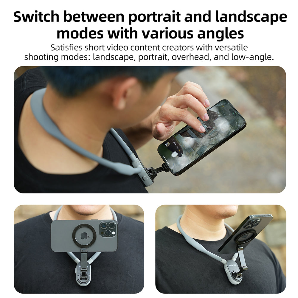 Smartphone Magnetic Neck Holder by Telesin | Phone Holder | SASKA Trading