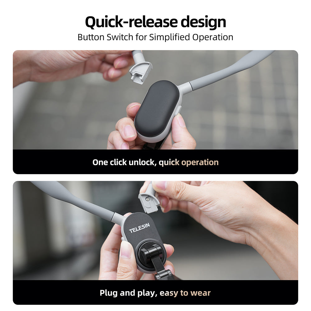 Smartphone Magnetic Neck Holder by Telesin | Phone Holder | SASKA Trading