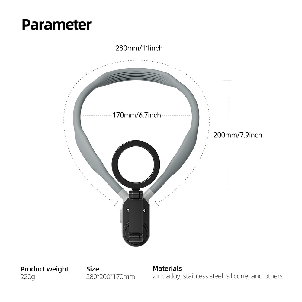 Smartphone Magnetic Neck Holder by Telesin | Phone Holder | SASKA Trading