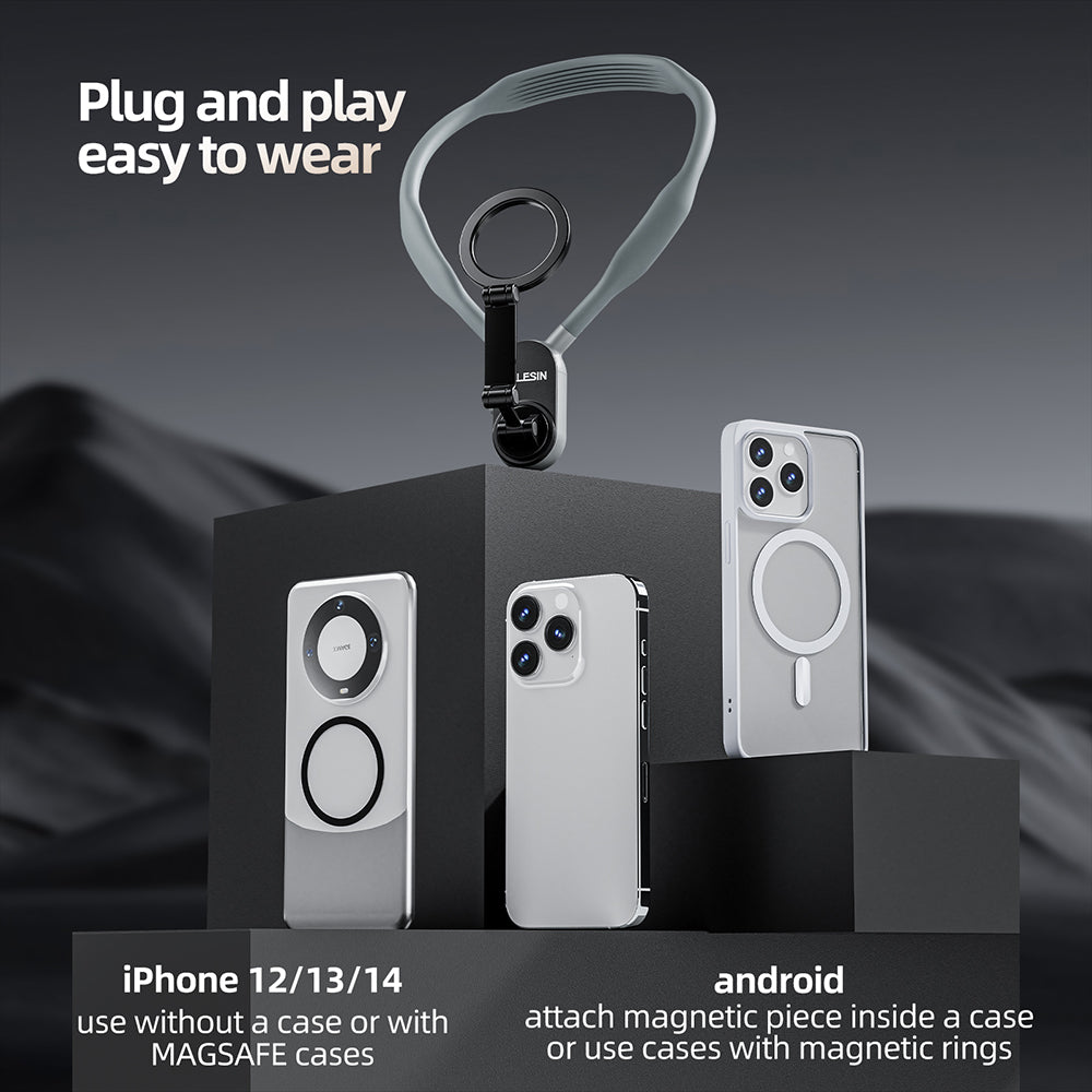 Smartphone Magnetic Neck Holder by Telesin | Phone Holder | SASKA Trading