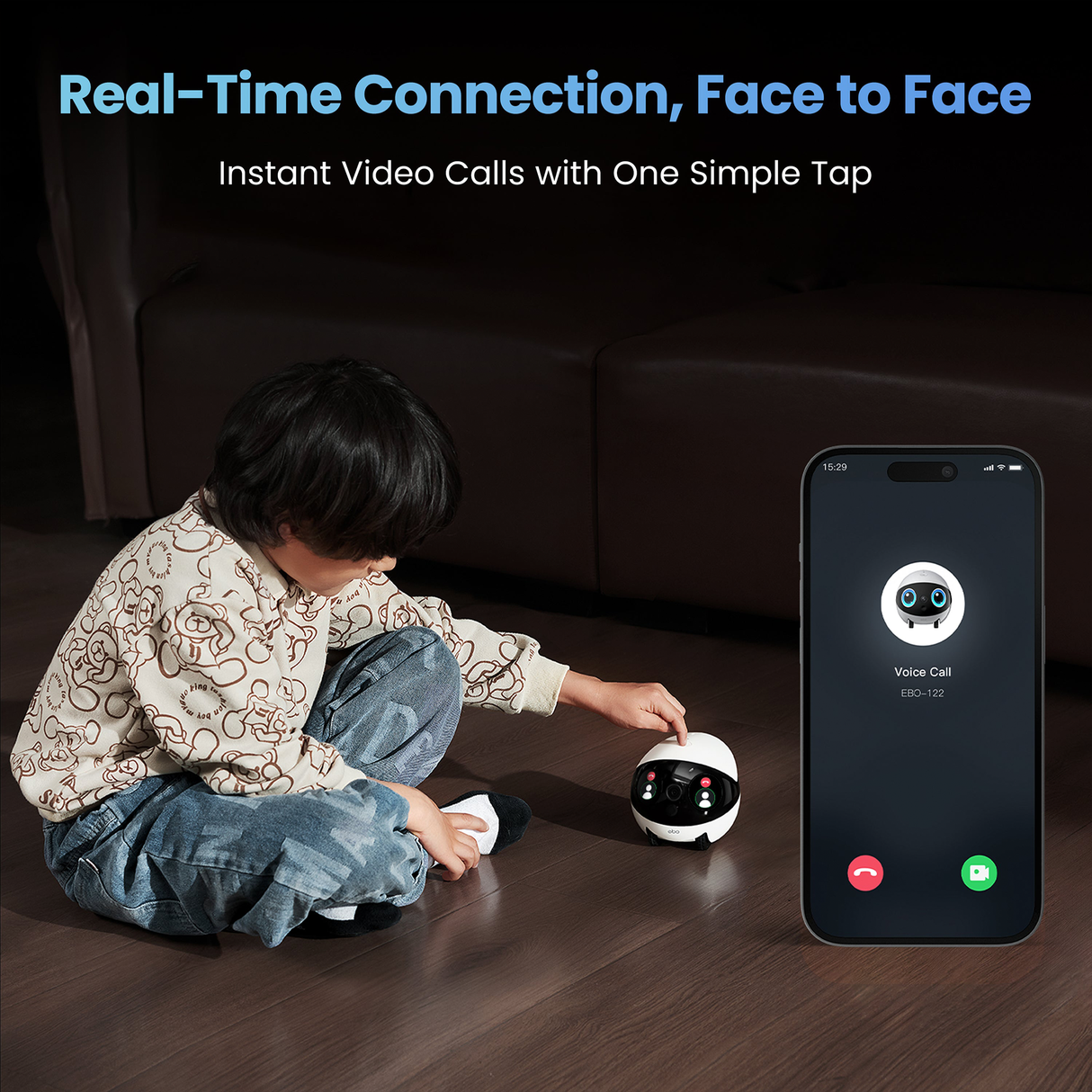 EBO Air 2 Plus Companion Robot – AI Home Assistant Robot with 3K Camera & Smart Auto Tracking by Enabot