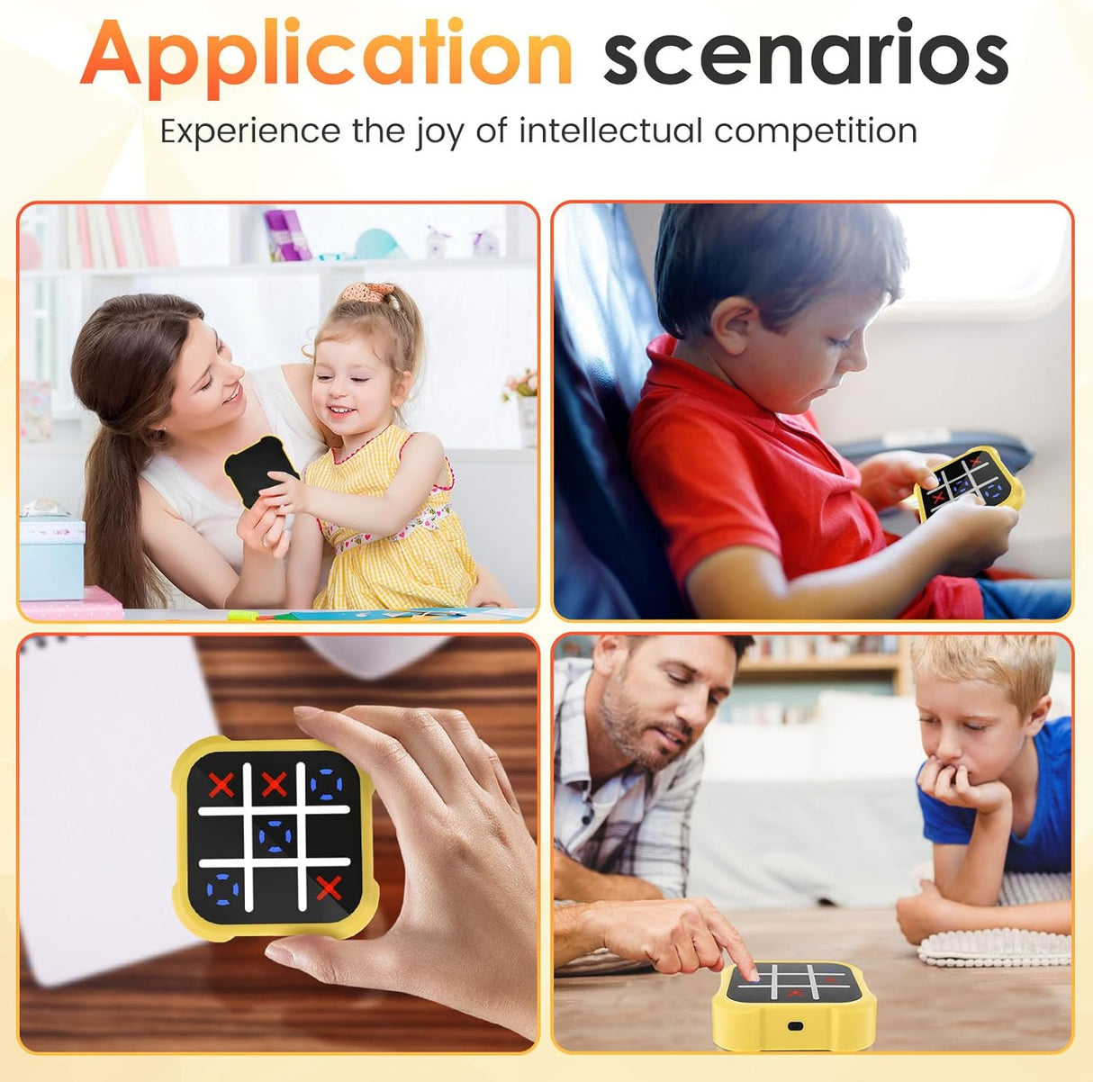 Tic Tac Toe Bolt Electronic Game Console – 3-in-1 Handheld Puzzle | Board Games | SASKA Trading