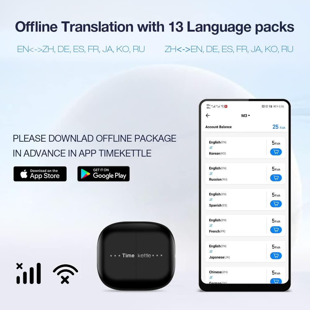 Timekettle M3 Translator Earbuds | Translator Device | SASKA Trading
