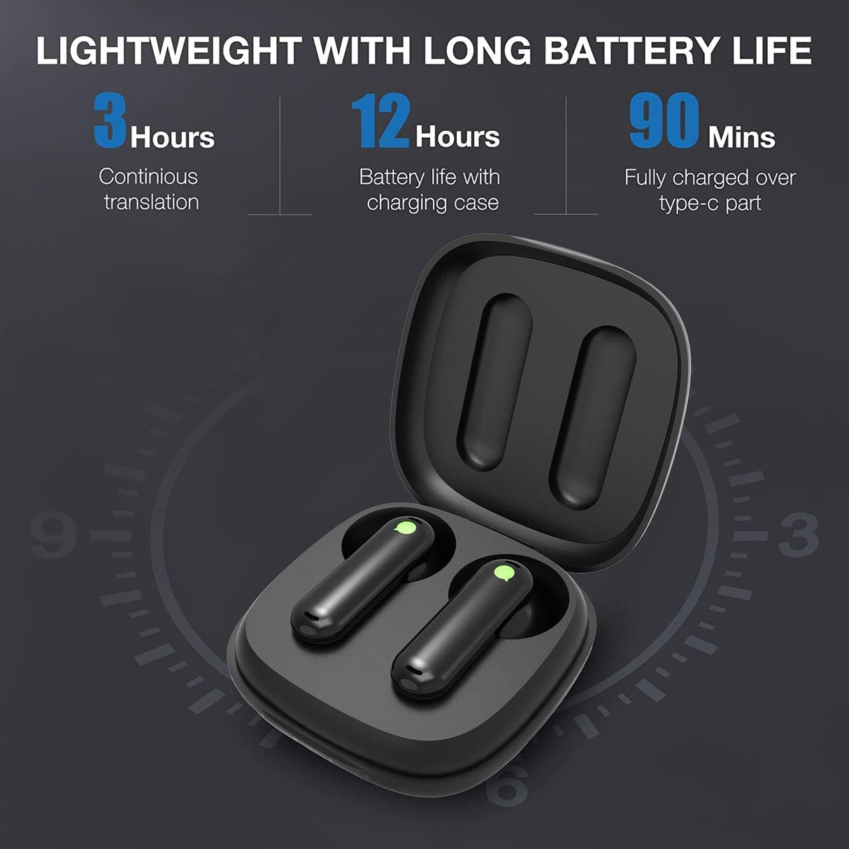 Timekettle Language Translator Device – WT2 Edge Real-time Earbud Translator (Offline Ready) | Translator Device | SASKA Trading