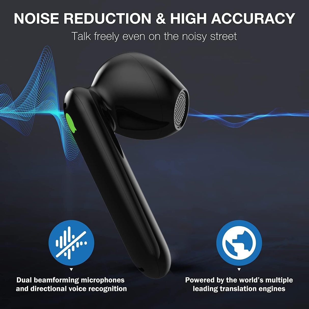 Timekettle Language Translator Device – WT2 Edge Real-time Earbud Translator (Offline Ready) | Translator Device | SASKA Trading