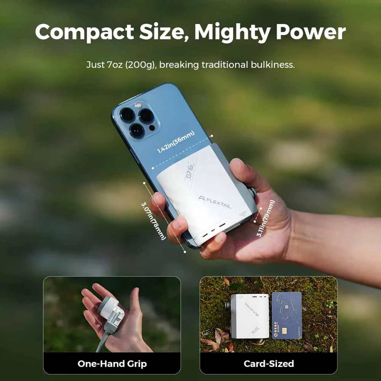 Tiny Shower – Ultra-Portable Outdoor Shower by FLEXTAIL | PORTABLE SHOWER | SASKA Trading