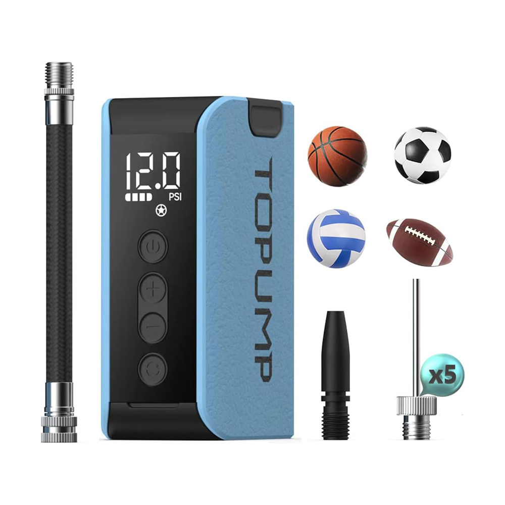 Topump TB1 Electric Air Pump For Balls | Tire Inflator | SASKA Trading