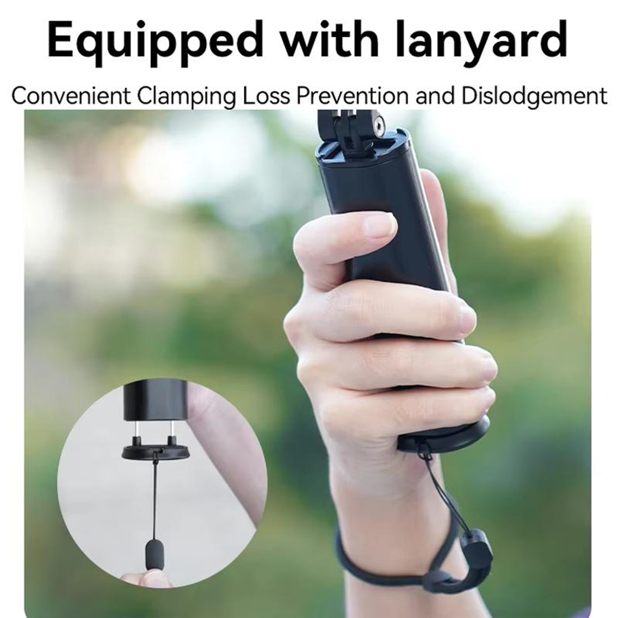 Travel Phone Holder – Foldable Clip with Tripod Mount by TELESIN | Phone Holder | SASKA Trading