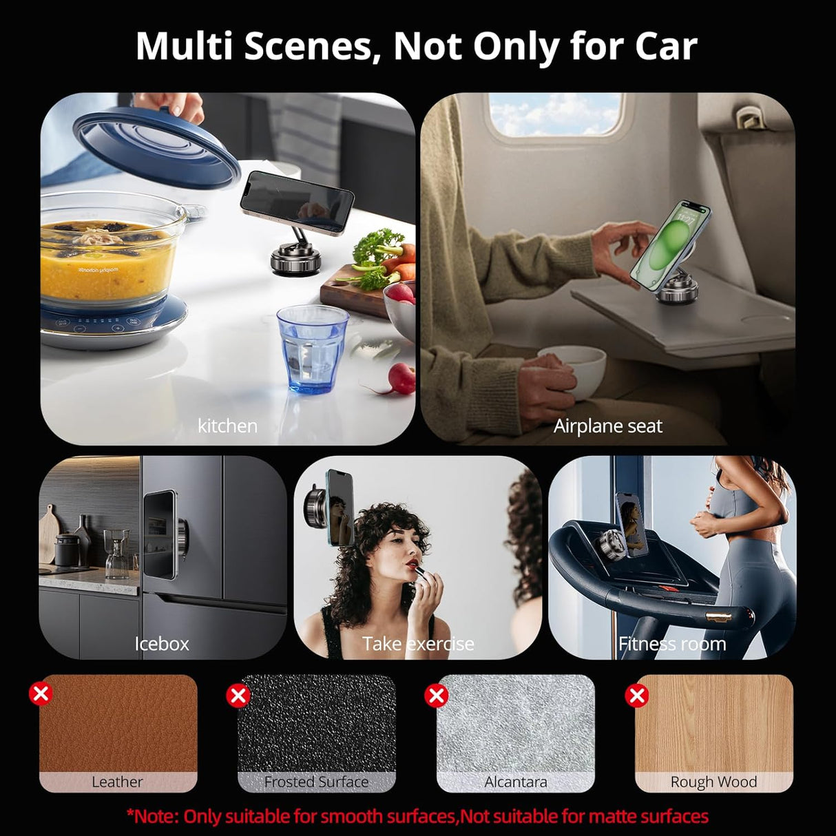 Vacuum Suction Magnetic Phone Holder G712 | Phone Holder | SASKA Trading