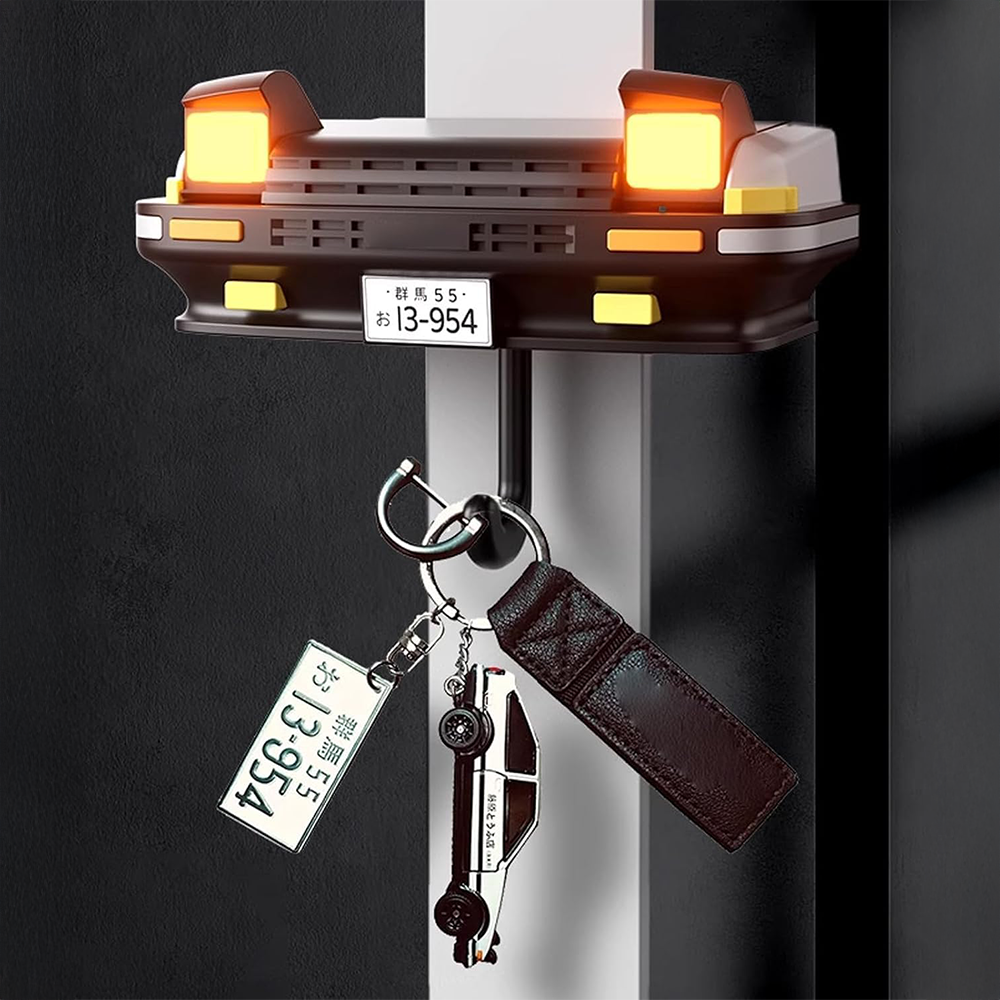 Vintage Car Light-Up Wall-Mounted Keychain Rack | Key Rack | SASKA Trading