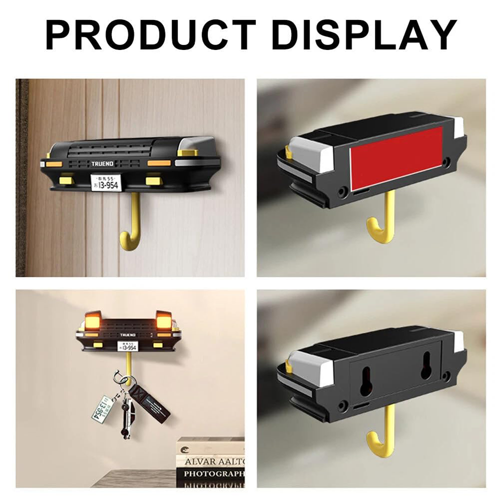 Vintage Car Light-Up Wall-Mounted Keychain Rack | Key Rack | SASKA Trading