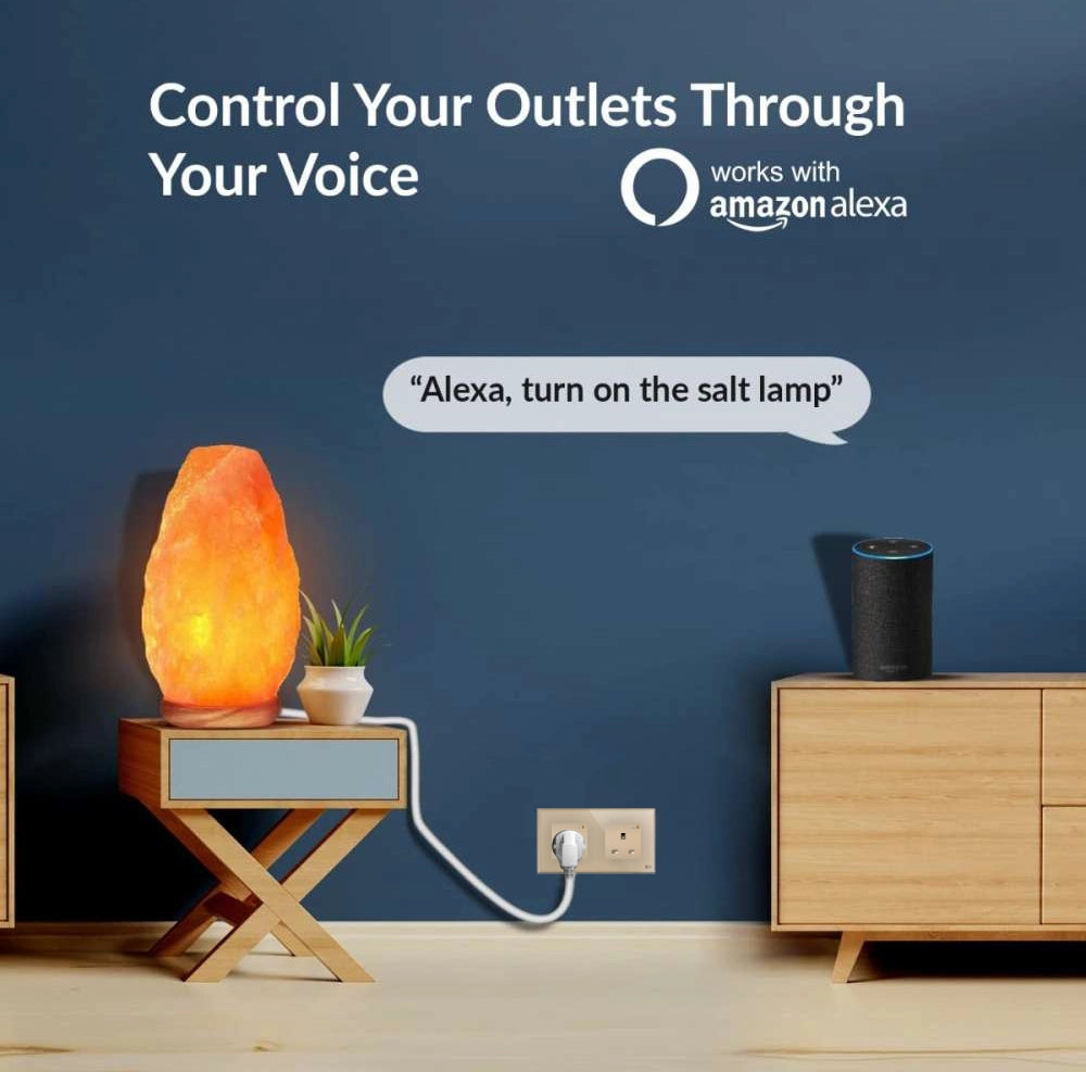 Double Smart Wall Socket by SASKA | Smart Socket | SASKA Trading