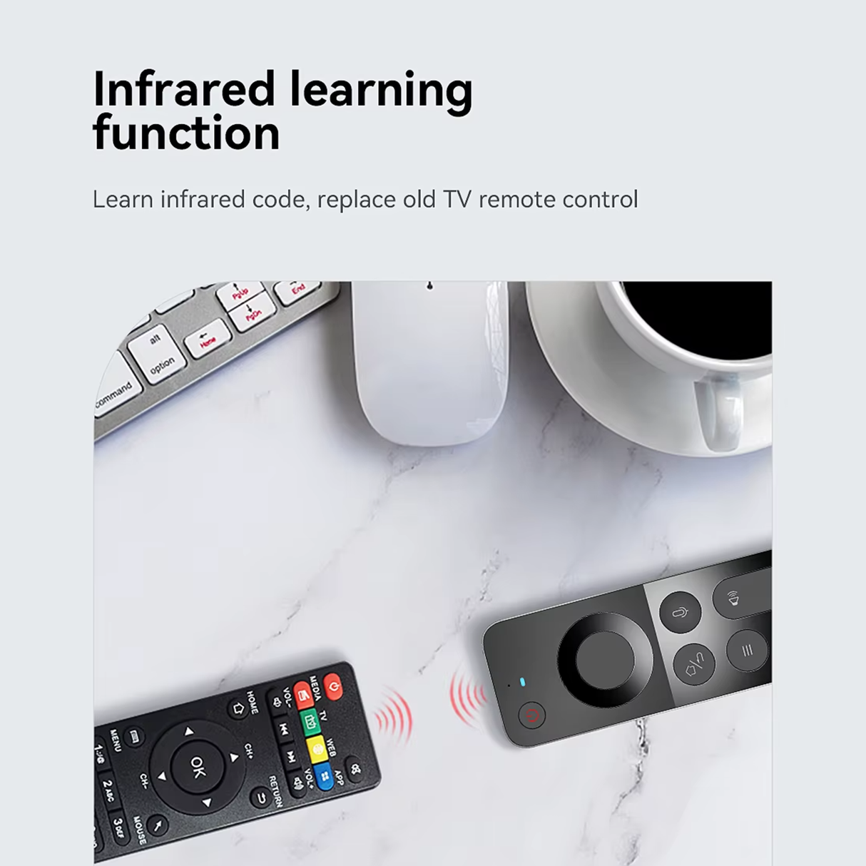 W3 Wireless Air Mouse Remote 4-in-1 | Universal Remote | SASKA Trading