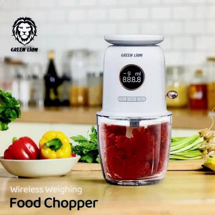 Portable Wireless Weighing Food Chopper 600ML | Food Chopper | SASKA Trading