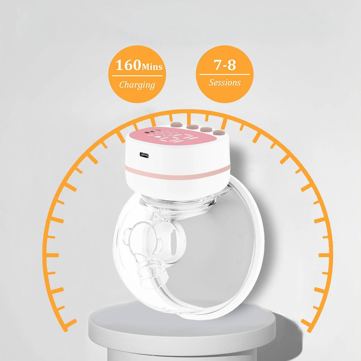 Wearable Electric Breast Pump with 3 Modes & 15 Speeds by MOMWELL | Breast pump | SASKA Trading