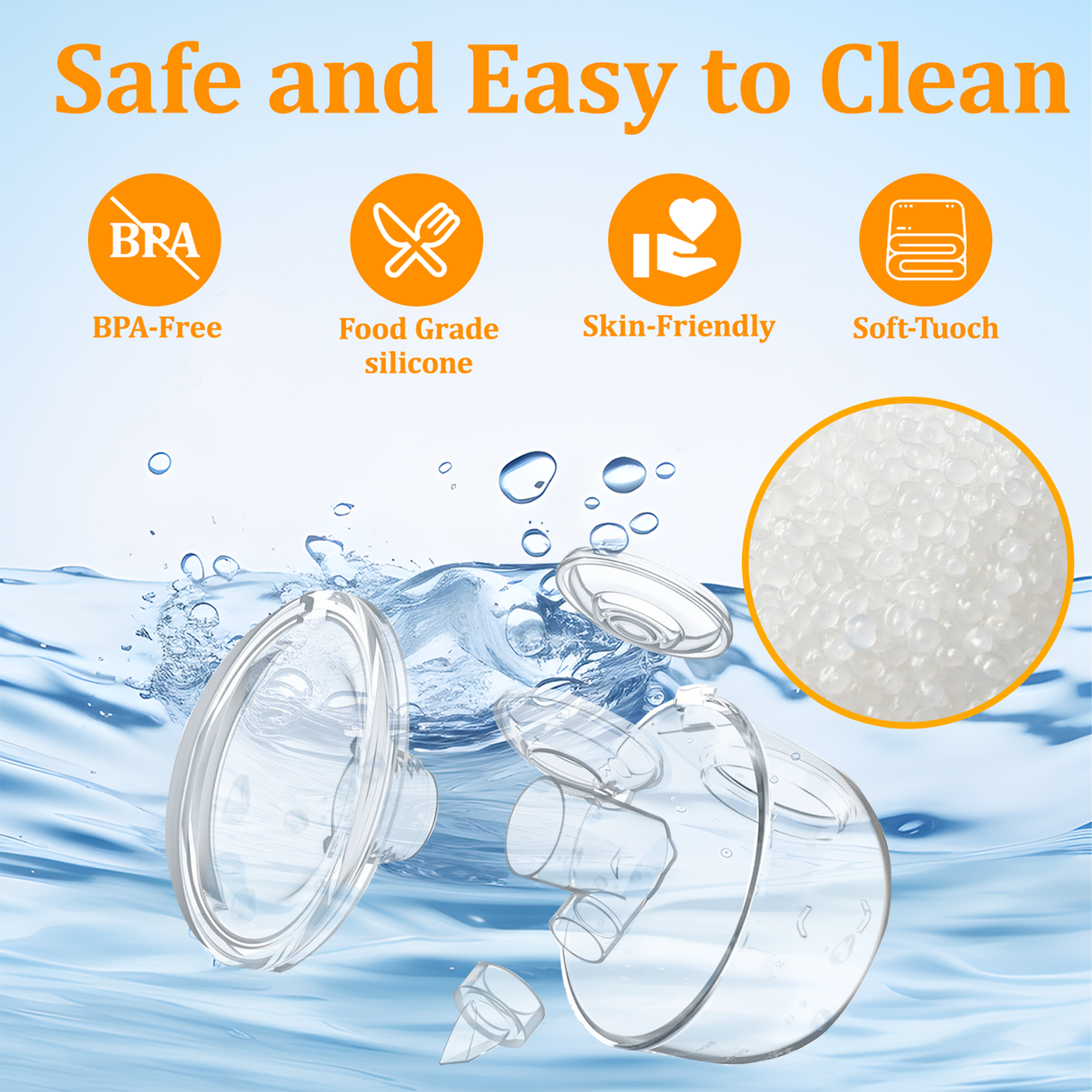 Wearable Electric Breast Pump with 3 Modes & 15 Speeds by MOMWELL | Breast pump | SASKA Trading