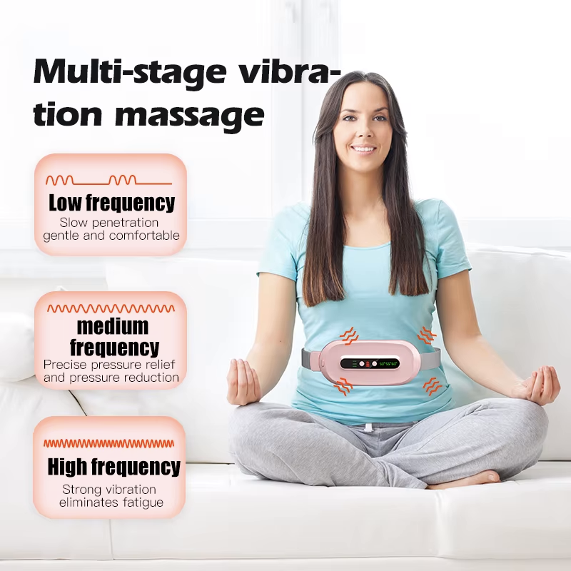 Cordless Wearable Heating Pad with Vibration Massage | Heating Pad | SASKA Trading