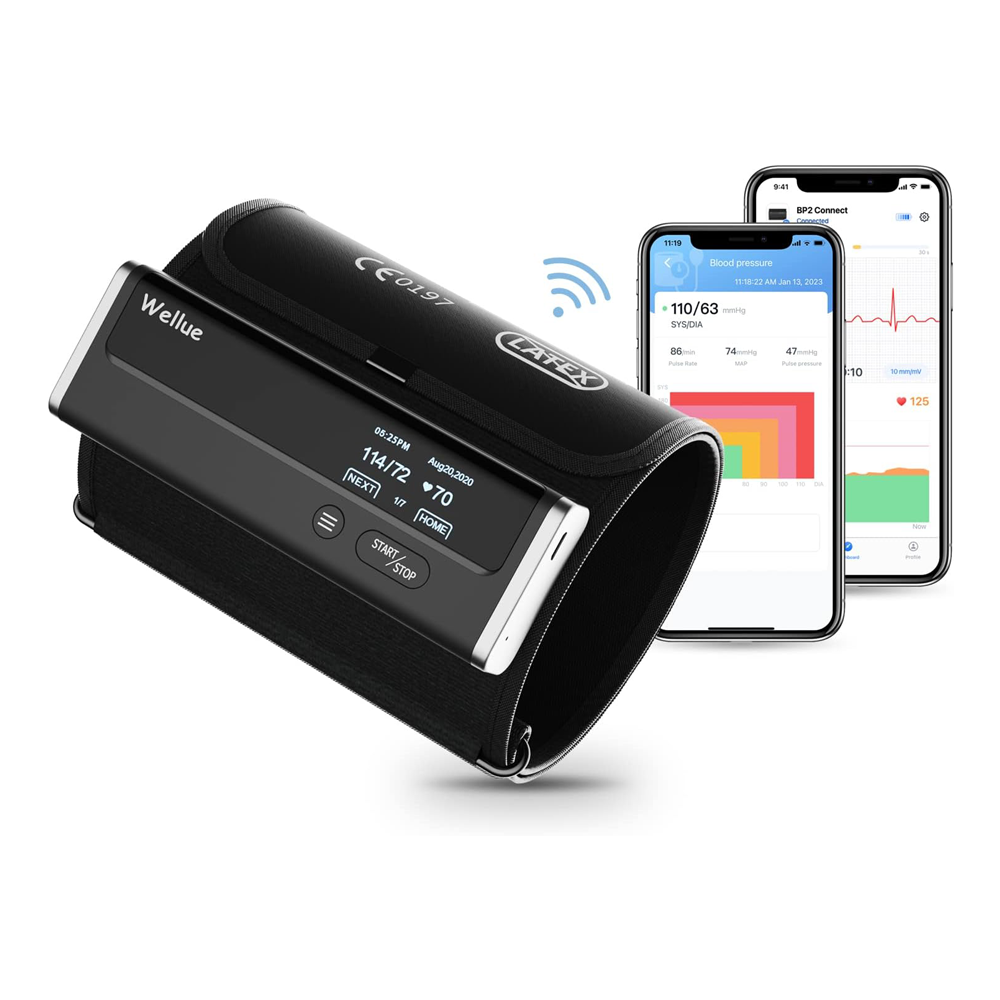 Wellue BP2 Connect Blood Pressure Monitor & Digital ECG Machine | Blood Pressure Monitor | SASKA Trading