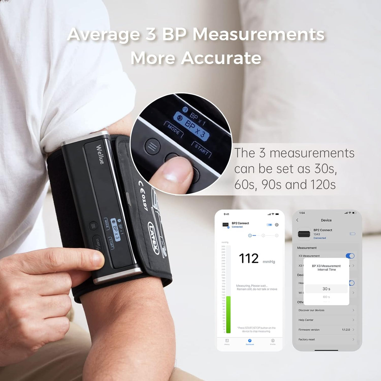 Wellue BP2 Connect Blood Pressure Monitor & Digital ECG Machine | Blood Pressure Monitor | SASKA Trading