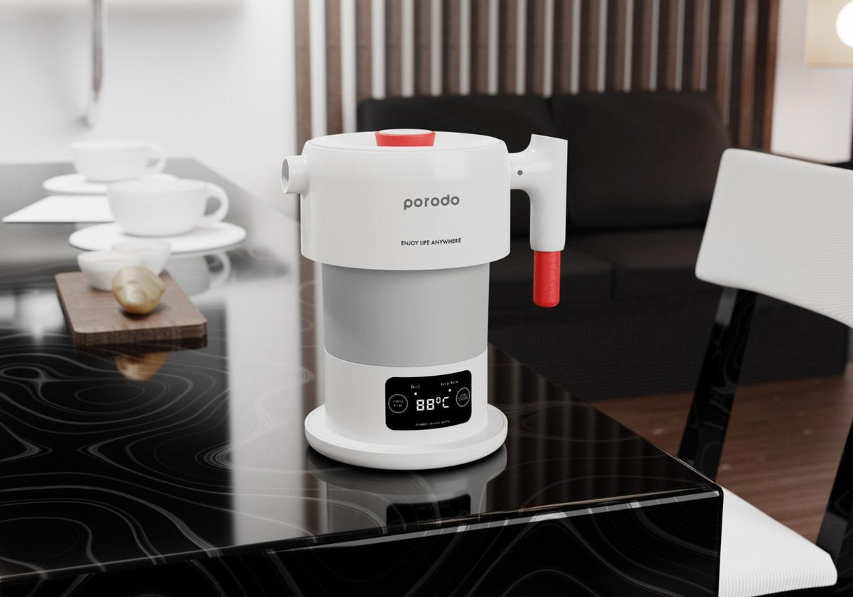 Portable Folding Electric Kettle by Porodo | Electric Kettle | SASKA Trading