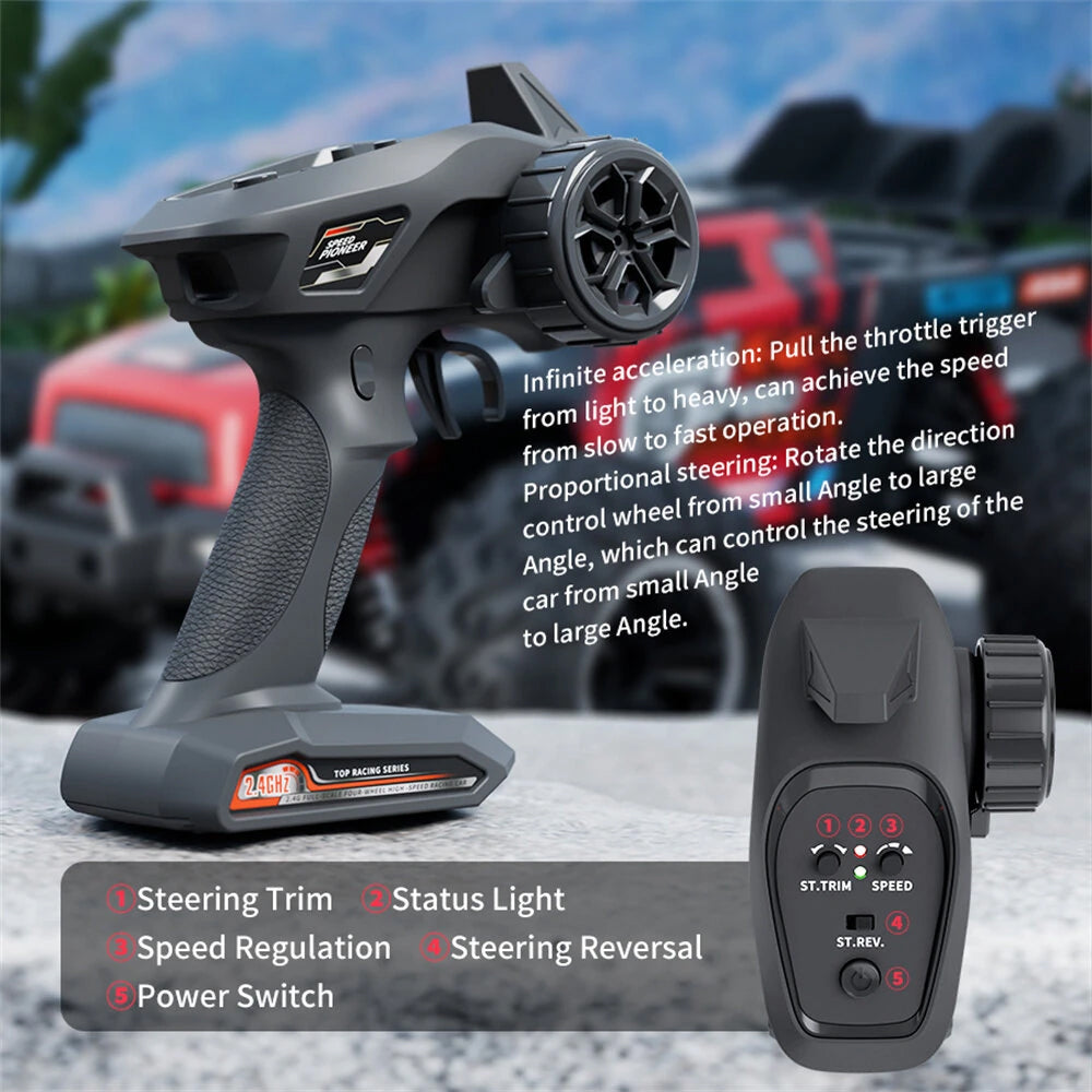 Wild Storm High Speed RC Car with Gift Box HW8810 (Red)