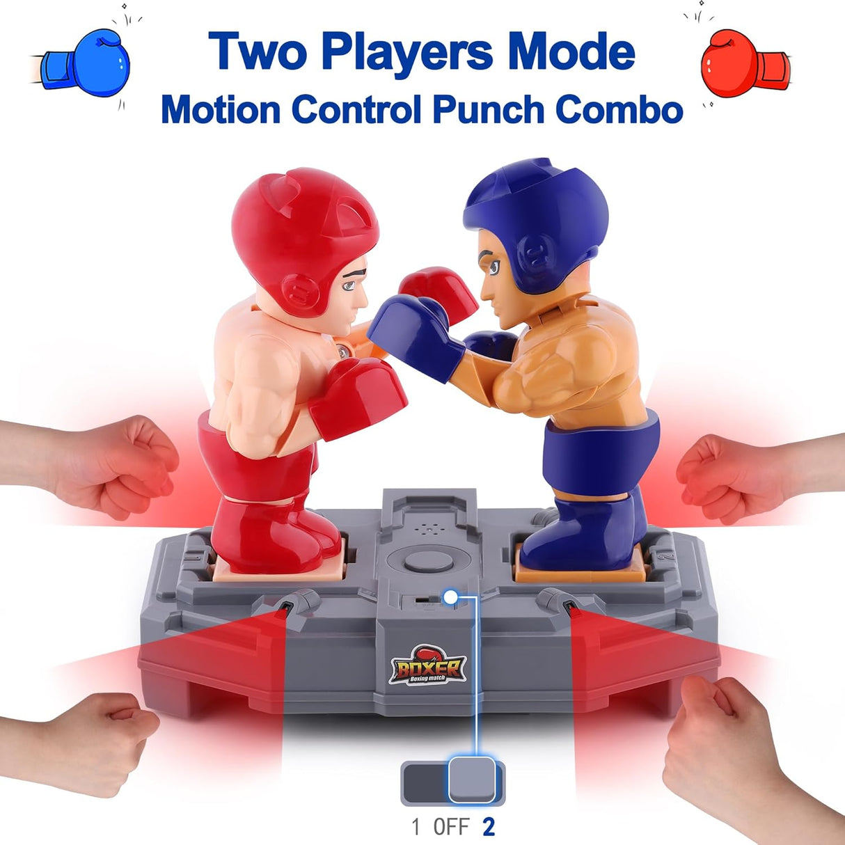 Electronic Boxing Toys - Wrestling Battle Bots Kids Board Game | Kids Toy | SASKA Trading