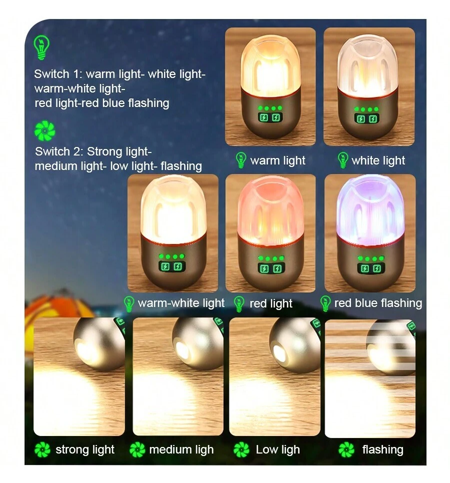 Rechargeable Multifunctional Mini Camping Flashlight YM-B81 by Yemao | Flashlight | SASKA Trading