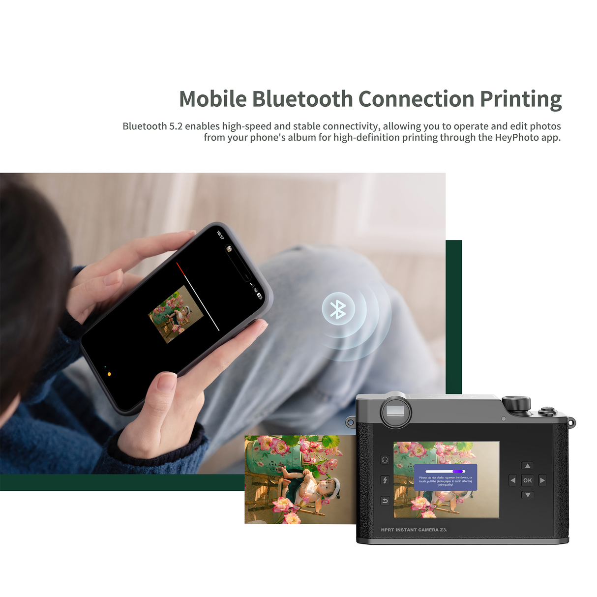 Z3 Instant Print Camera by HPRT | Instant Camera | SASKA Trading