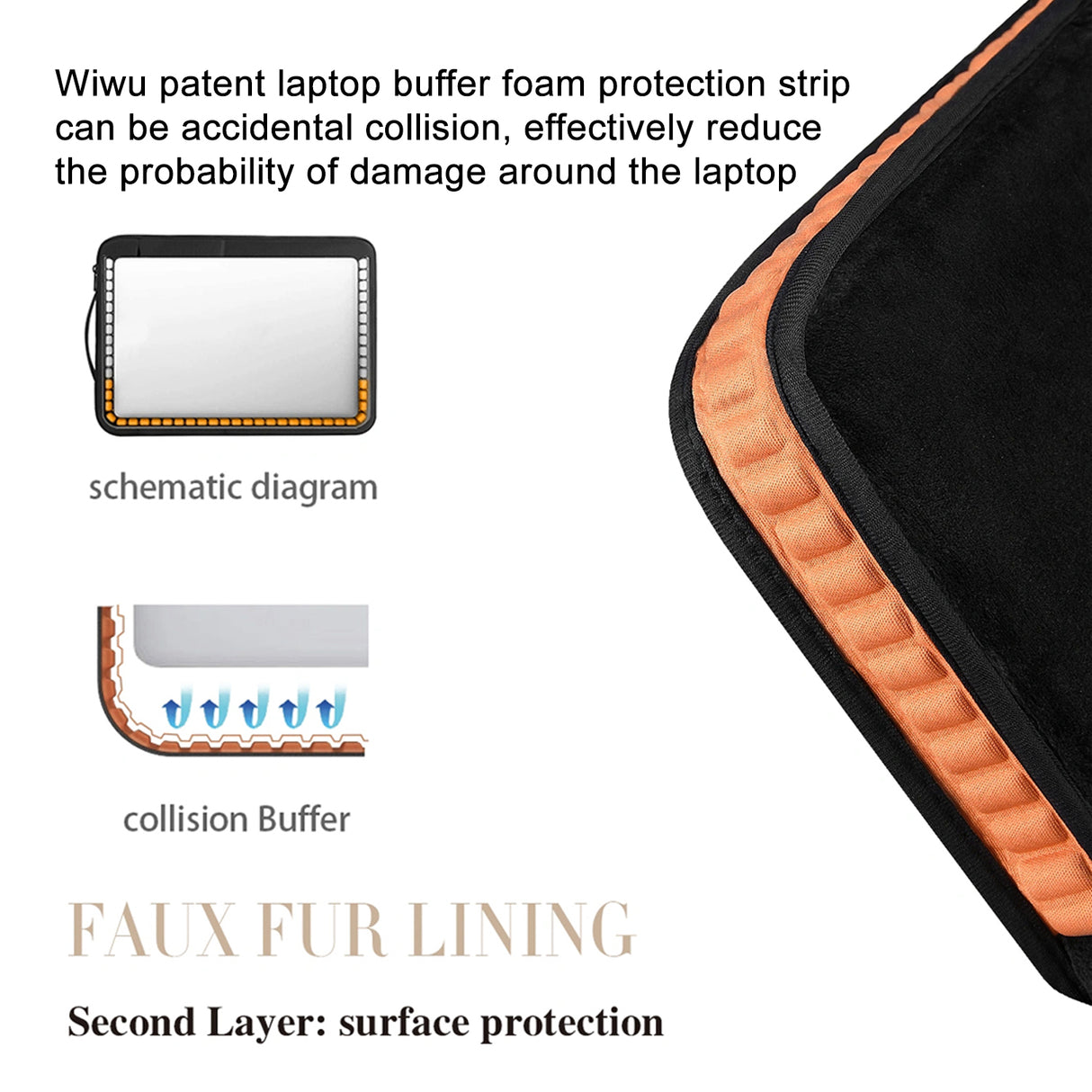 Alpha Slim Sleeve Laptop Bag 14 Inch – Protective Case for MacBook Air and Laptop by WiWU