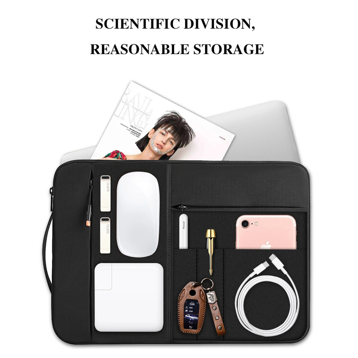 Alpha Slim Sleeve Laptop Bag 14 Inch – Protective Case for MacBook Air and Laptop by WiWU