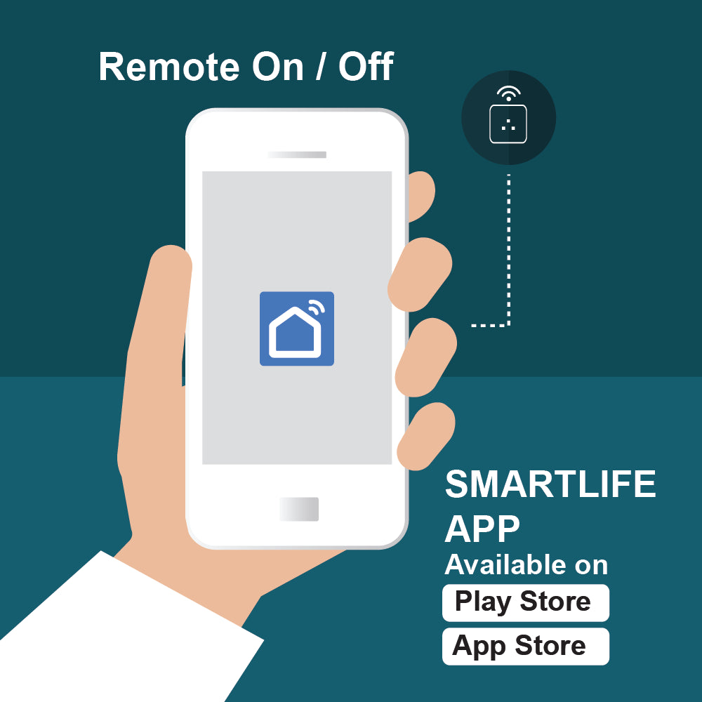 Saska Smart Wall Socket Single | Smart Socket | SASKA Trading