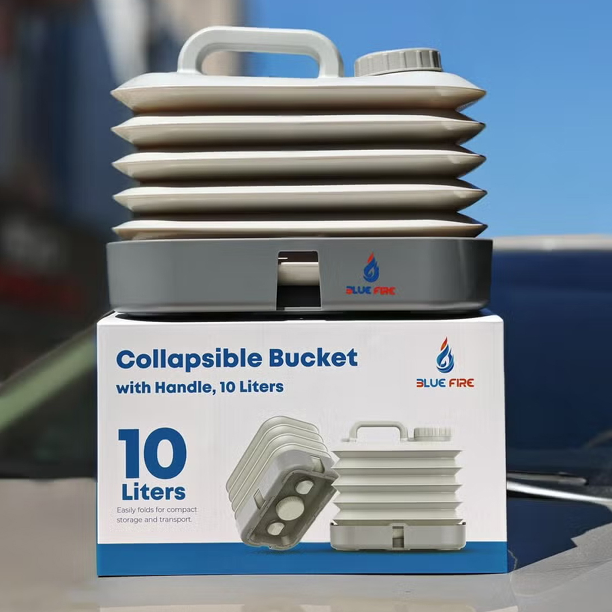 10L Foldable Camping Water Tank by Bluefire | water tank | SASKA Trading