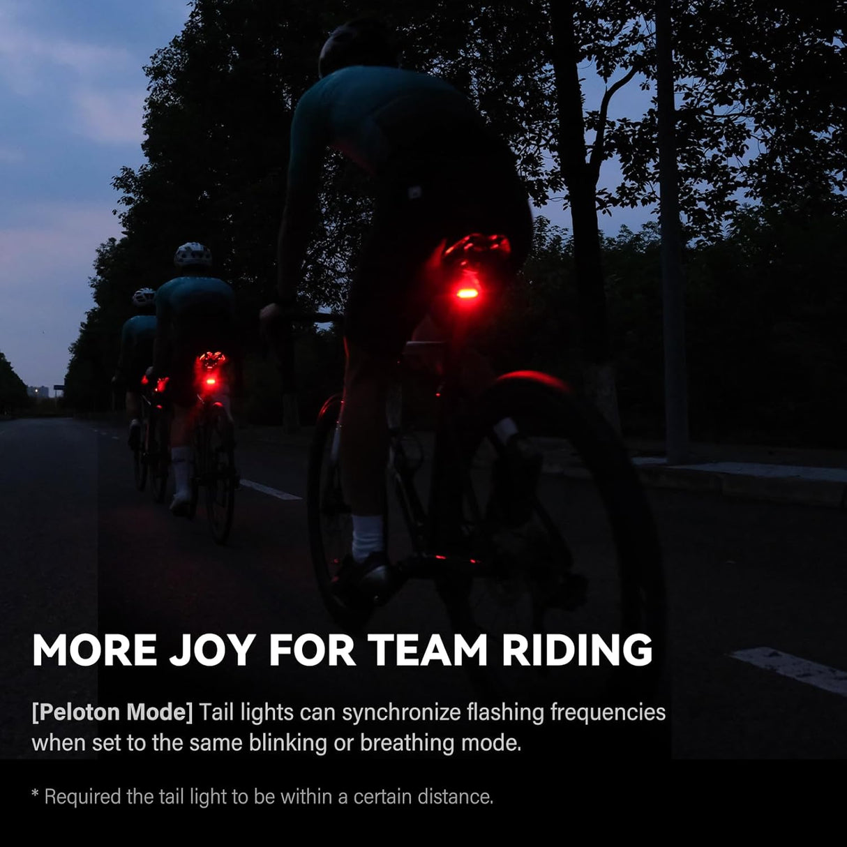 مصباح خلفي ذكي بالرادار L7 مع نظام متقدم لاكتشاف المركبات وتنبيه فرملة ذكي من CYCPLUS