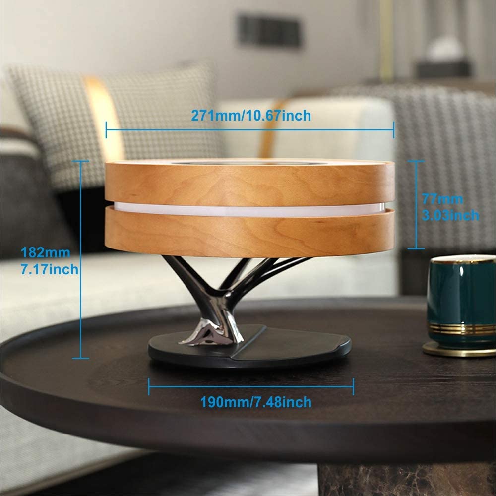 The Dawn Bedside Desk Lamp with Wireless charger and speaker | Bedside Lamp | SASKA Trading