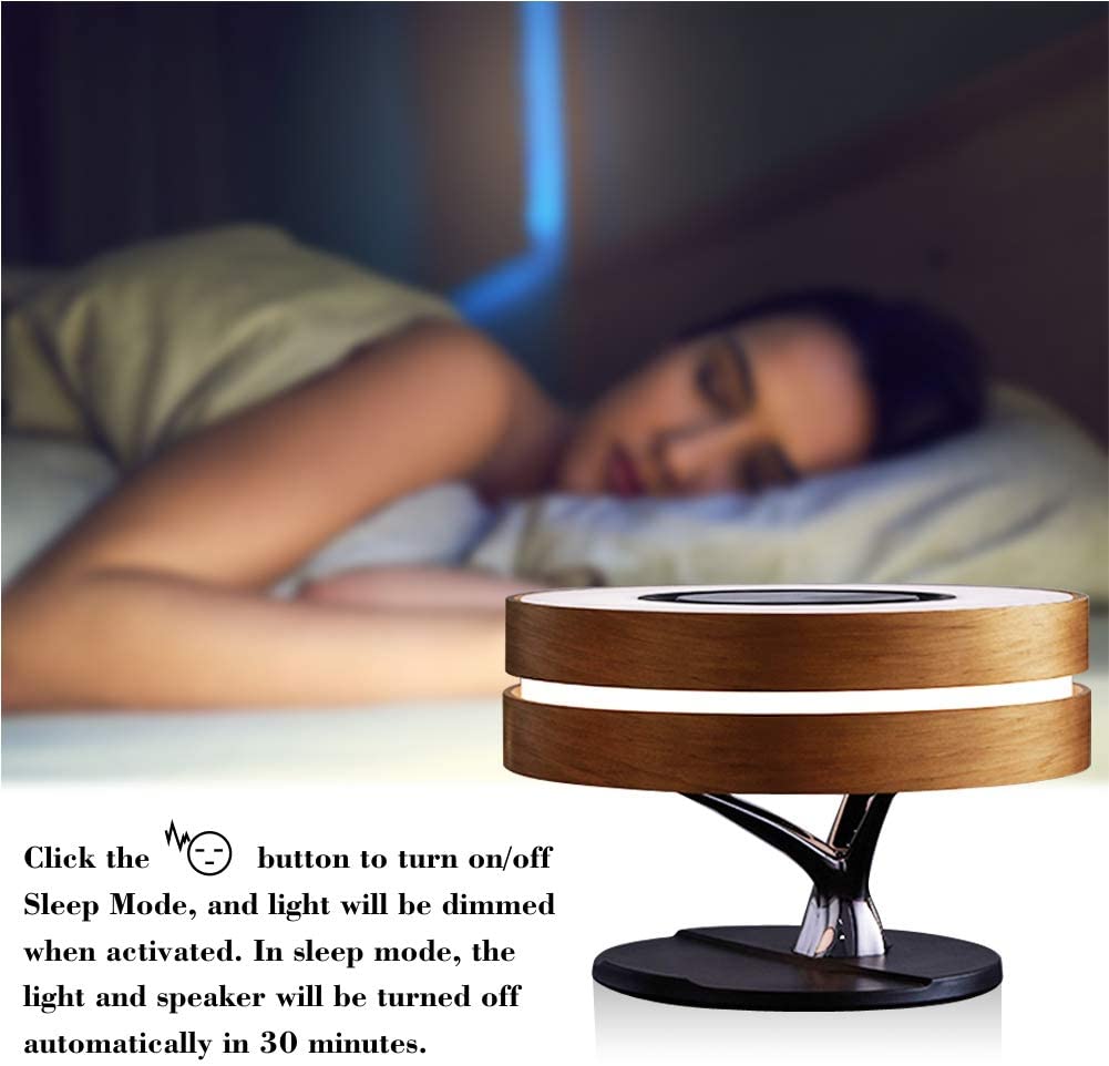 The Dawn Bedside Desk Lamp with Wireless charger and speaker | Bedside Lamp | SASKA Trading
