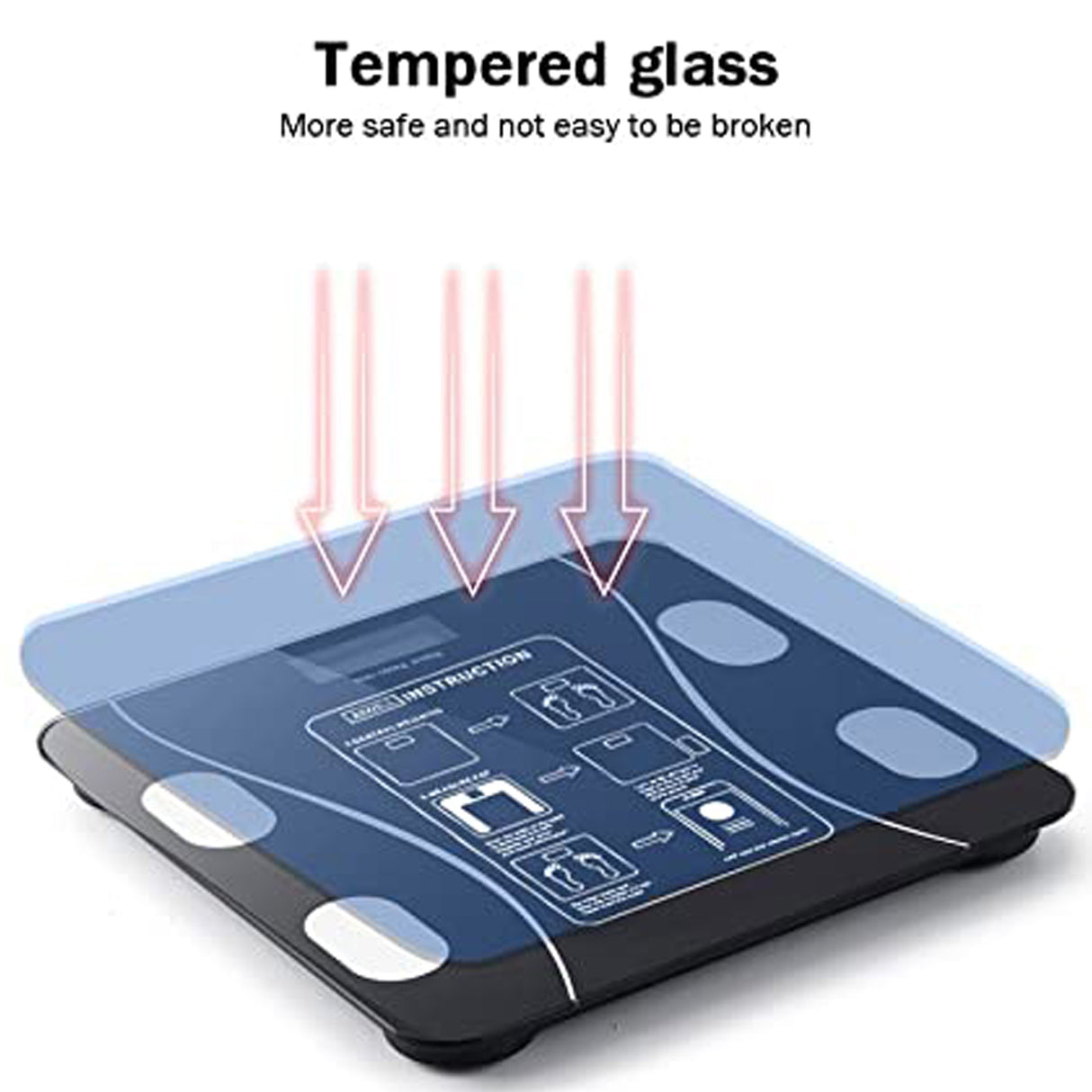 Bluetooth Smart Digital Weighing Scale for Body Weight, BMI and Weight Tracking by DENX