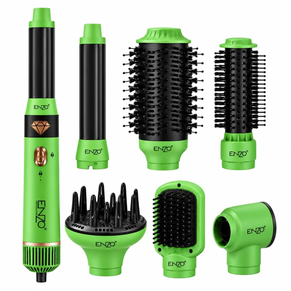 ENZO Professional 4133 Pro Supermotor 7-in-1 Hair Styler & Dryer Set